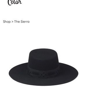 Black Sierra brim hat